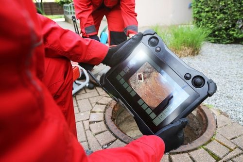 Sewer camera inspection