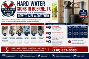 Read more about the article Hard Water Signs in Boerne TX and How to Size a Softener