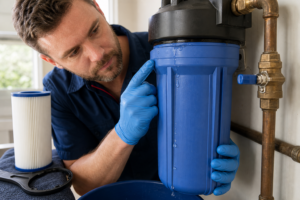Read more about the article Why Is My Whole-House Water Filter Housing Leaking After a Cartridge Change?